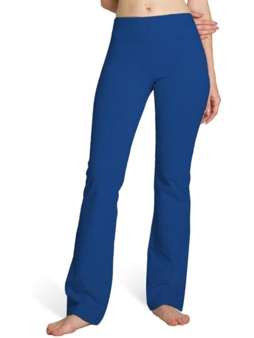 Cotton Bootcut Pants for Women, S-XXXL, 29''-35'' Inseam, Inner Pocket, Comfy